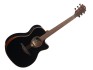 Lag Tramontane T118ABCE-BLK Auditorium Cutaway Electro Bevel Black